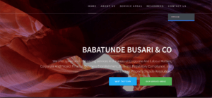 Busari Legal & Co built by Mary Job (for How Do You Tech)