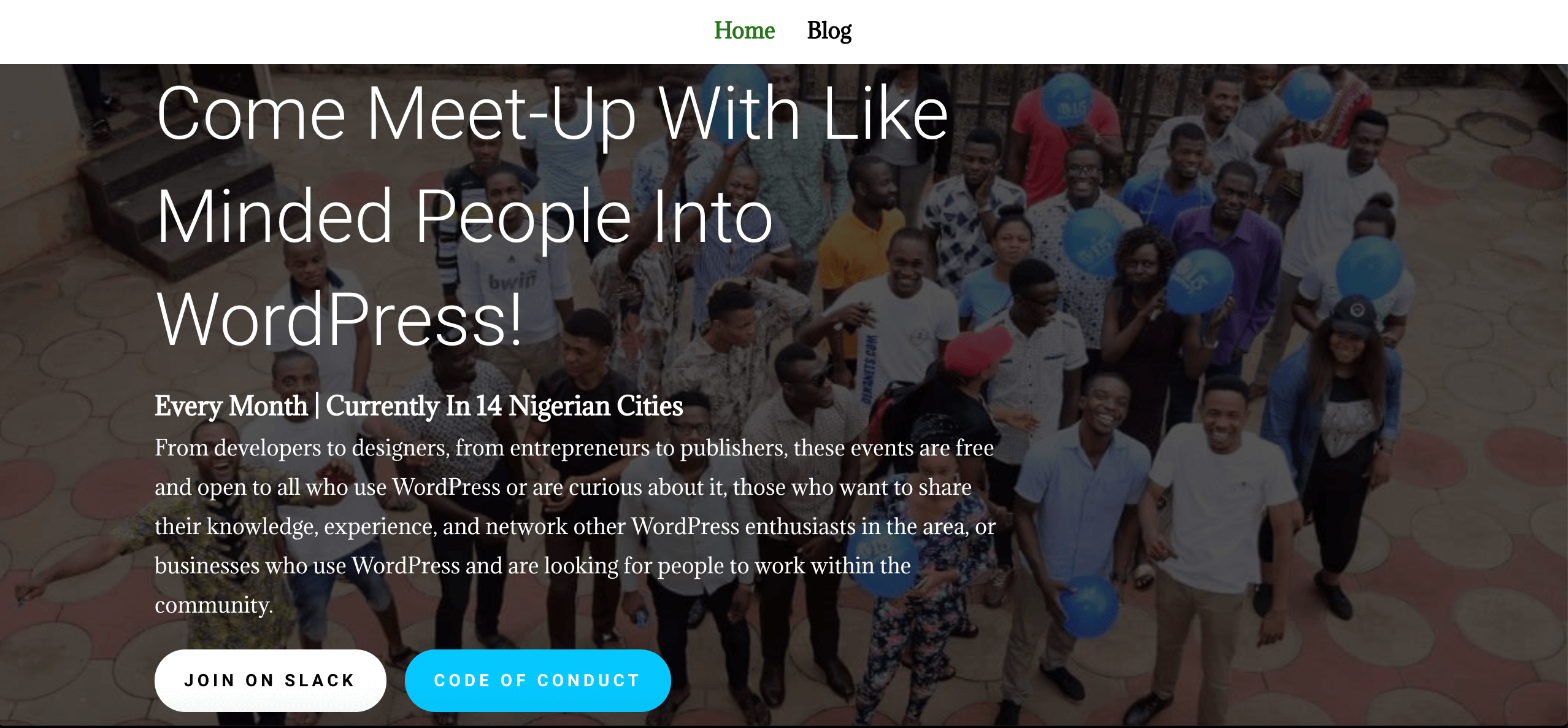 WordPress Nigeria built by Mary Job (for How Do You Tech)