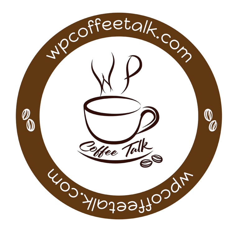 Logo of WP Coffee Talk - Featuring stories from the humans of WordPress