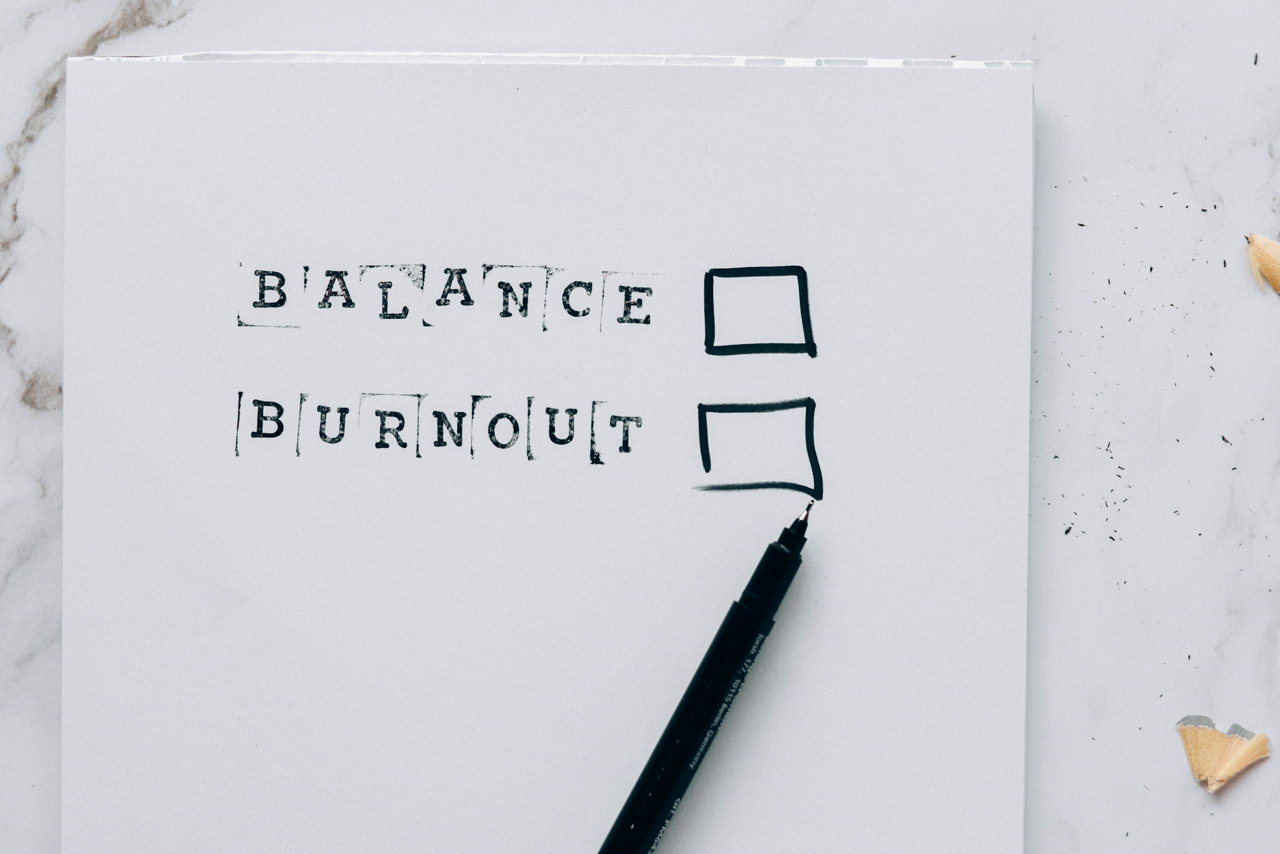 Start Where You Are: A Simple Community-Building Checklist Developed by Mary Job. Choose Balance not Burnout.